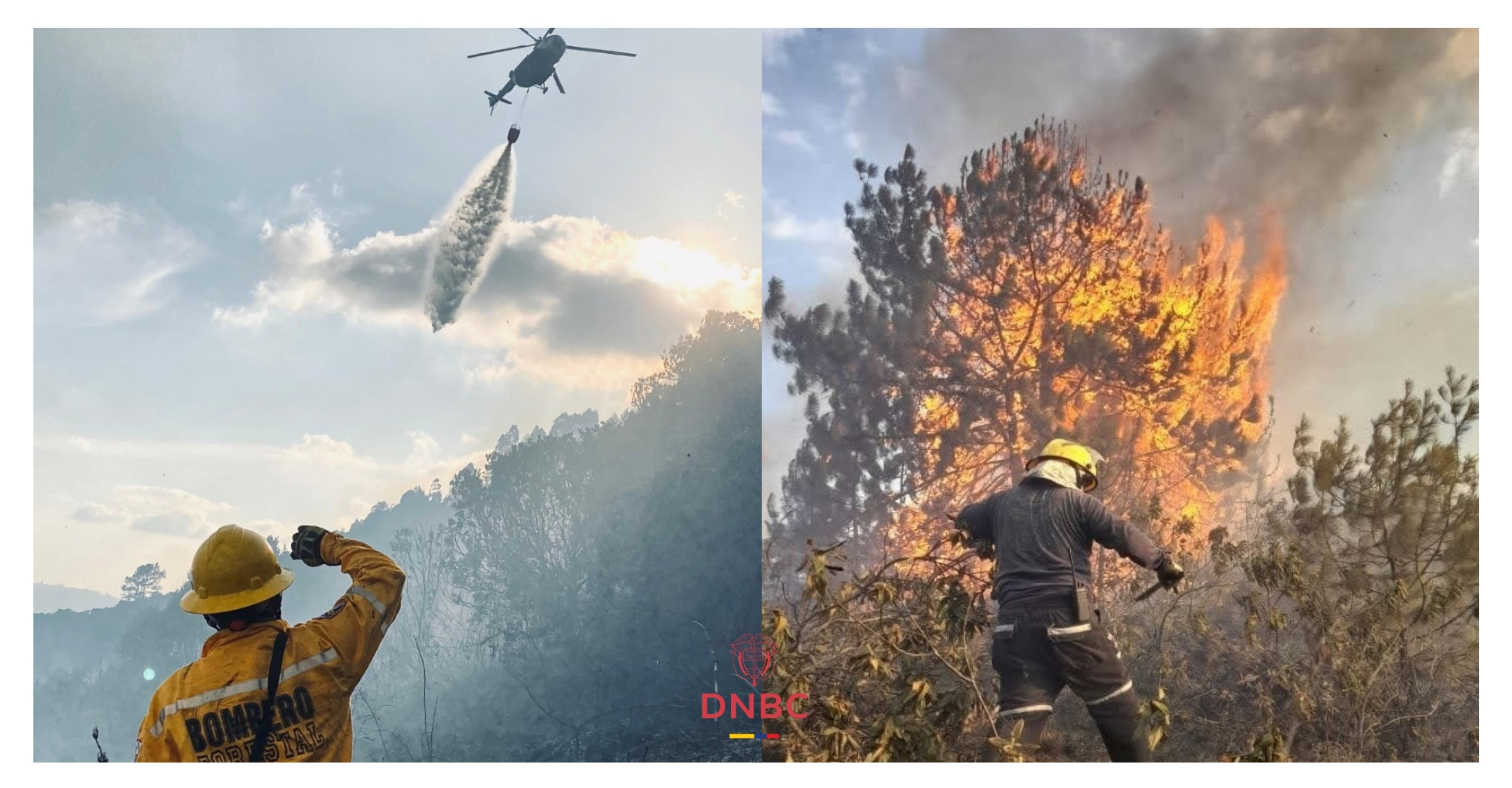 Torre Colpatria se ilumina para celebrar el Día Nacional del Bombero en Colombia
