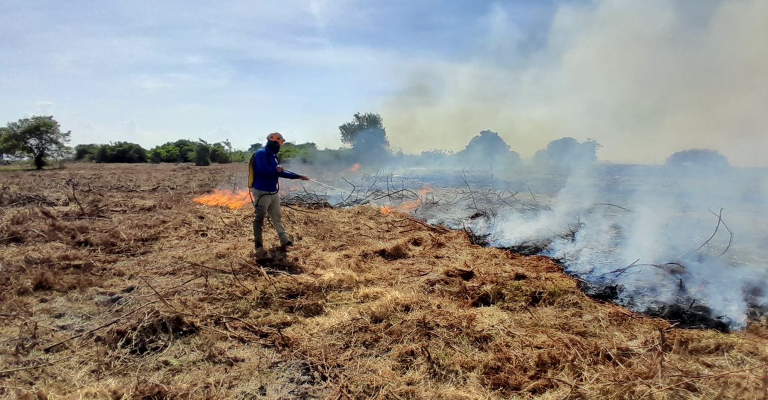Incendio forestal en zona rural de Talaigua fue controlado por organismos de socorro