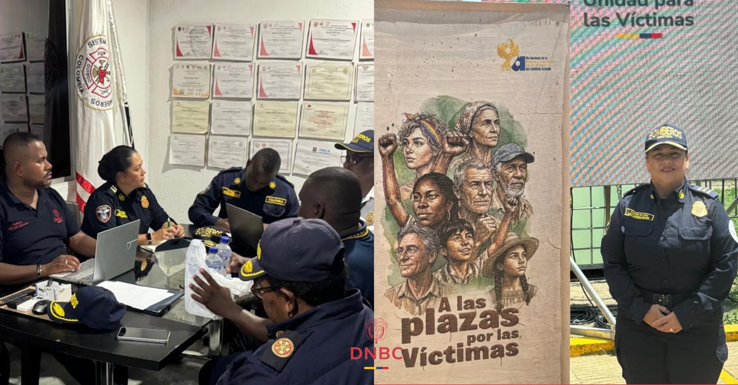 Dirección Nacional de Bomberos fortalece presencia en Chocó y reafirma compromiso con la memoria y la articulación territorial