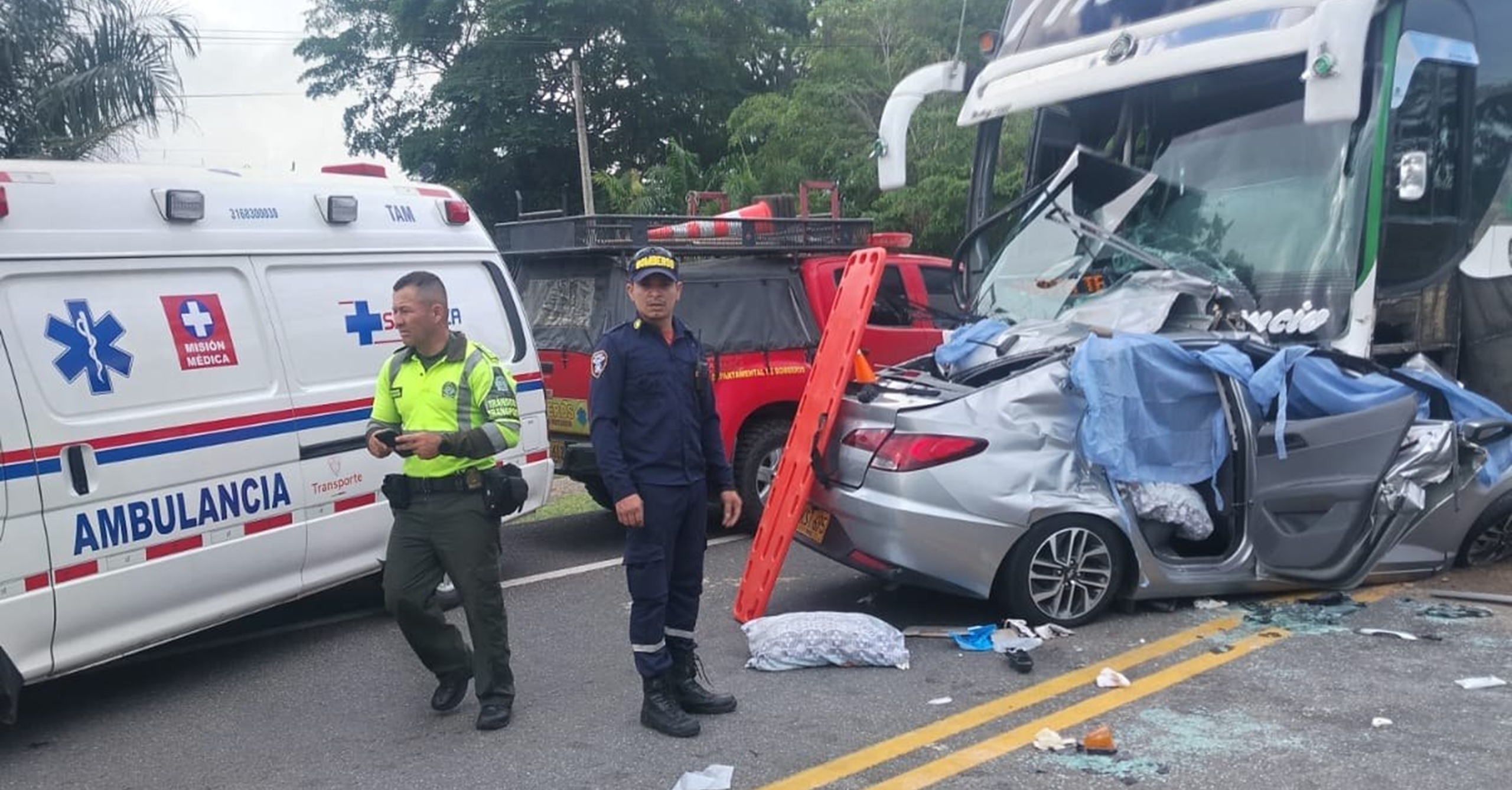 Accidente de tránsito en Paratebueno deja cuatro personas fallecidas
