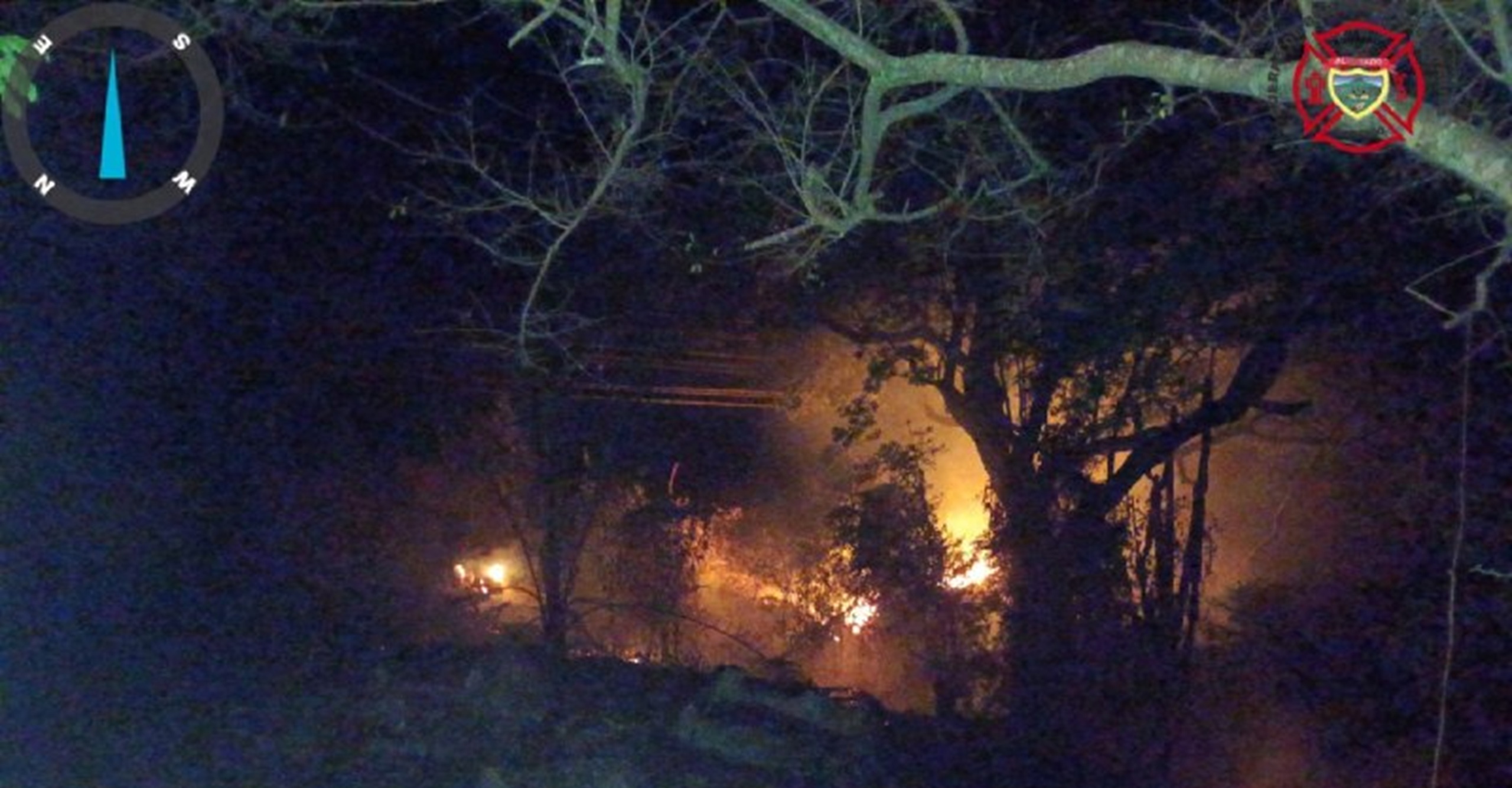 Bomberos de Alvarado controlan incendio forestal en zona rural de la vereda Caldas Viejo