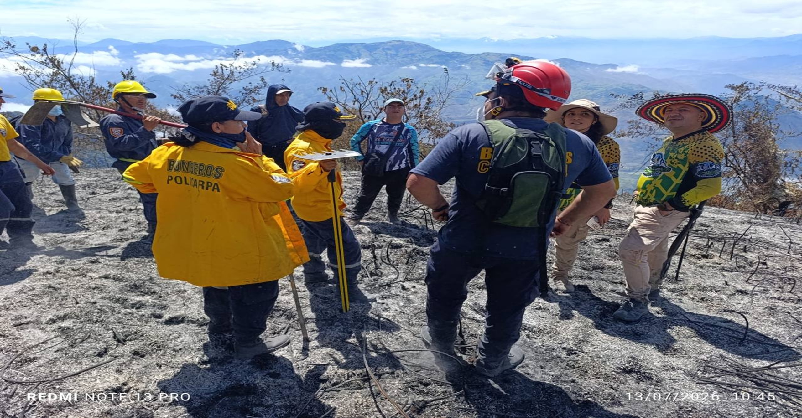 Incendio forestal de gran magnitud en Nariño ya afecta cerca de 400 hectáreas y amenaza fuentes hídricas de la región