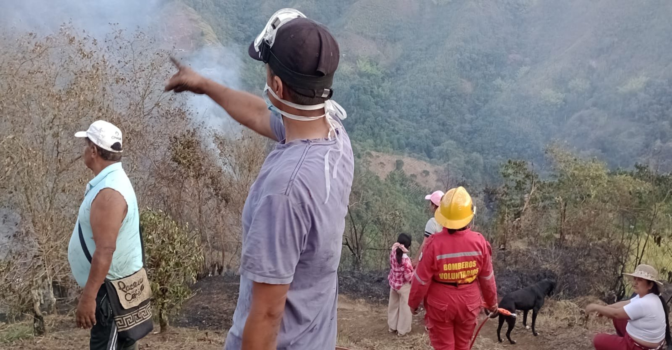 Liquidado incendio forestal que afectó cultivos y áreas boscosas en Tunía, Cauca