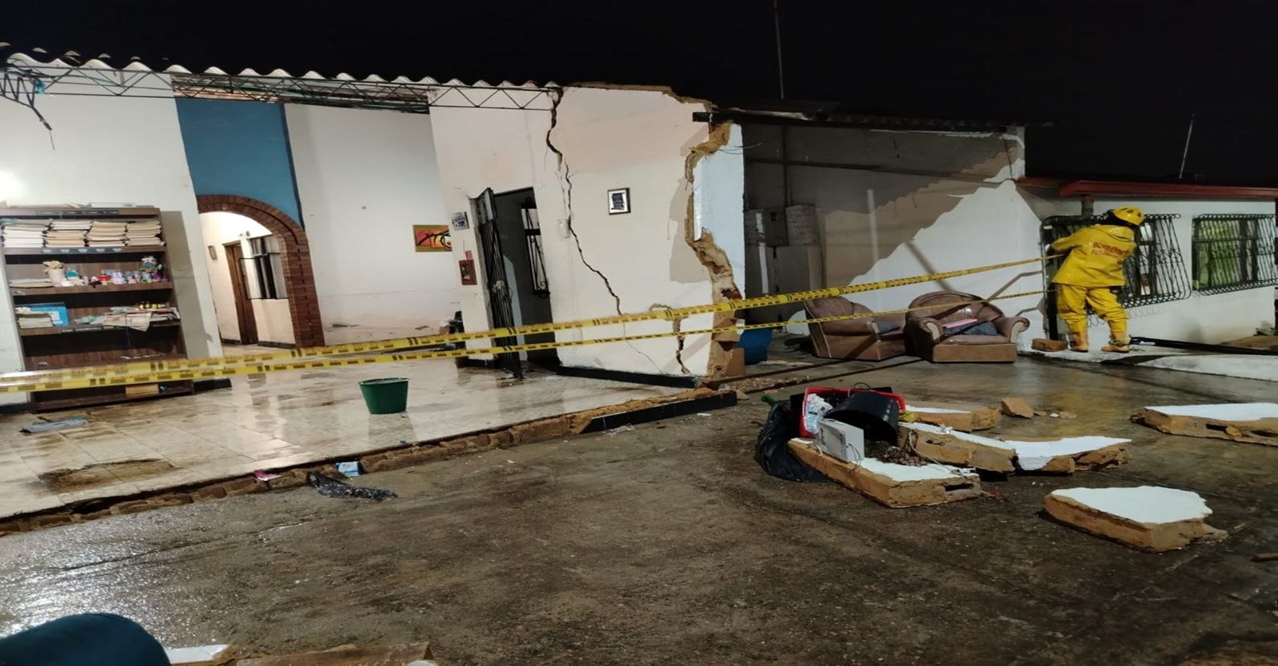 Fuertes lluvias y vientos provocaron múltiples emergencias en Fusagasugá, Cundinamarca